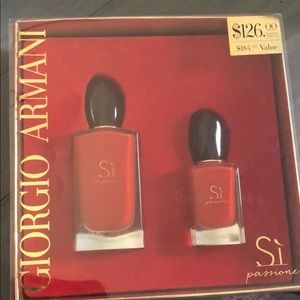 Giorgio Armani (si passionate) 3.4fl oz and 1fl oz